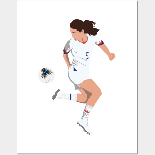 Kelley O'Hara USWNT Wall Art by Hevding